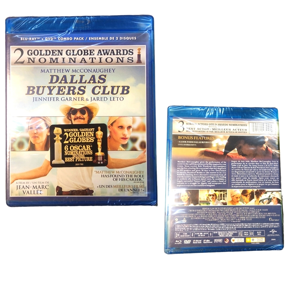 Dallas Buyers Club Bluray DVD Combo